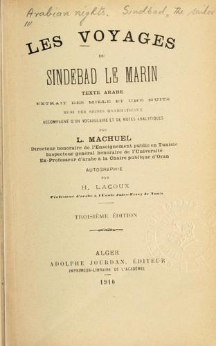 Les voyages de Sindebad le marin