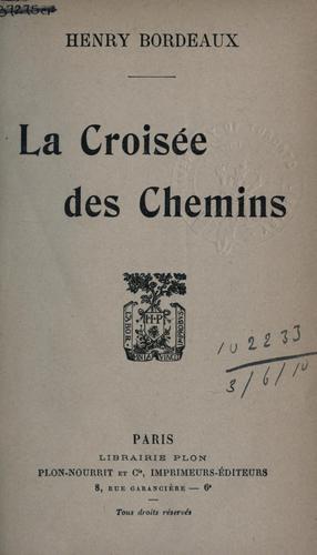 La croisée des chemins