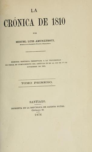 La cronica de 1810