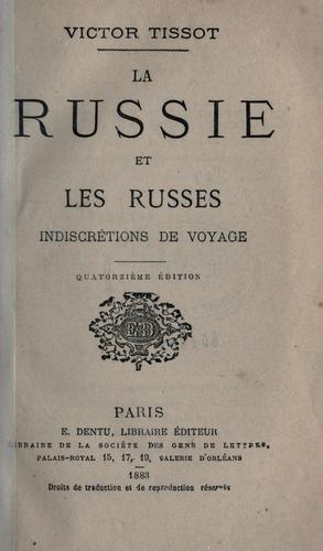 La Russie et les Russes