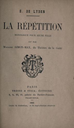 La répétition