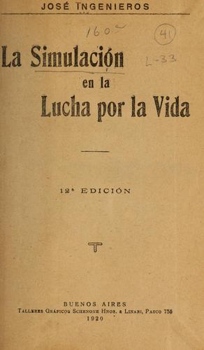 La simulación en la lucha por la vida