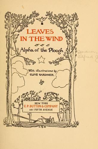 Leaves in the wind