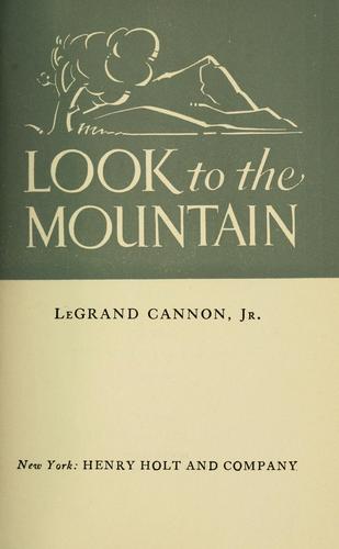 Look to the mountain