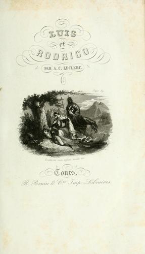 Luis et Rodrigo, ou, L'amitié aux prises avec l'ambition