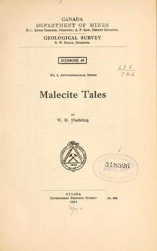 Malecite tales