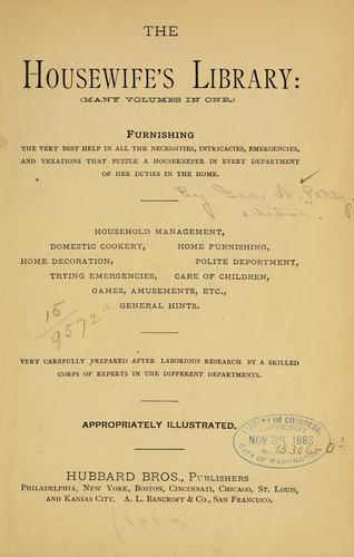 The housewife's library