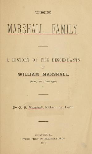 The Marshall family