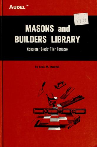 Masons and builders library