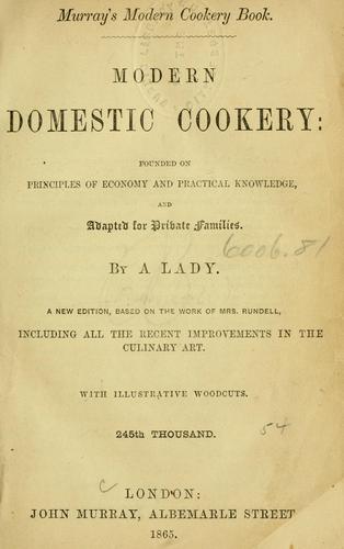 Modern domestic cookery