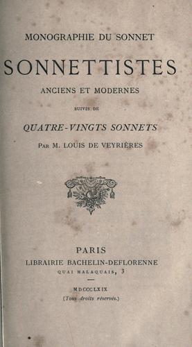 Monographie du sonnet