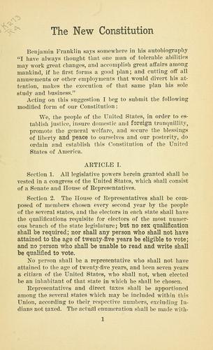 The new constitution