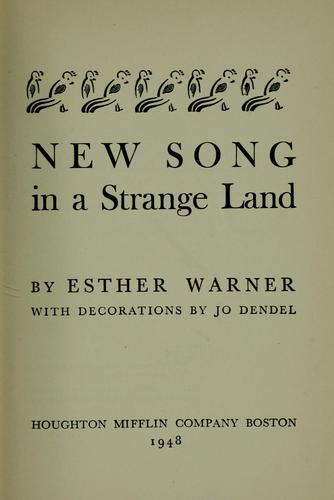 New song in a strange land