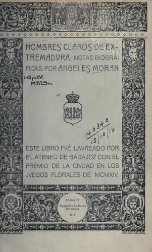 Nombres claros de Extremadura