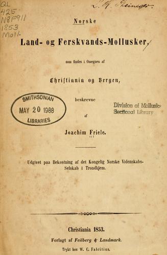 Norske land- og ferskvands-mollusker