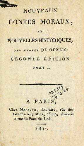 Nouveaux contes moraux et nouvelles historiques