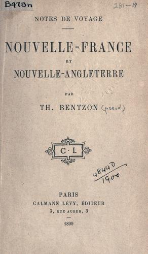 Nouvelle-France et Nouvelle-Angleterre