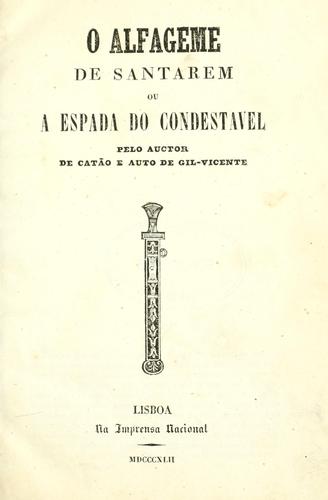 O alfageme de Santarem