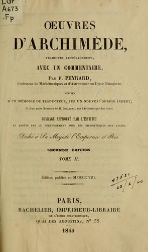 Oeuvres