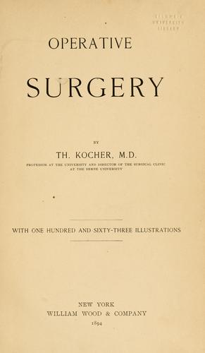 Operative surgery