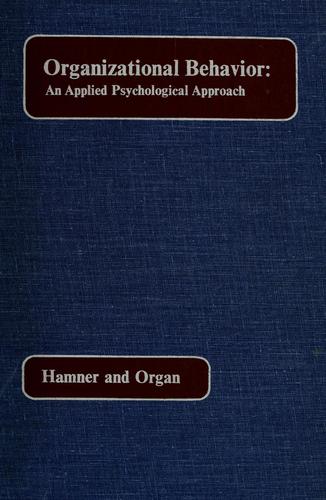 Organizational behavior