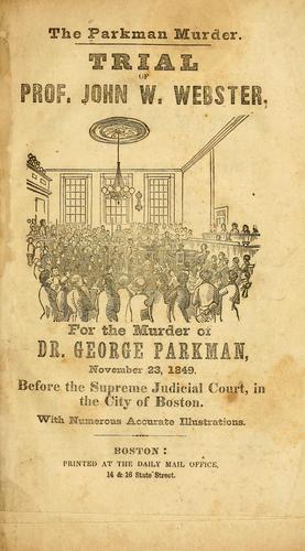 The Parkman murder