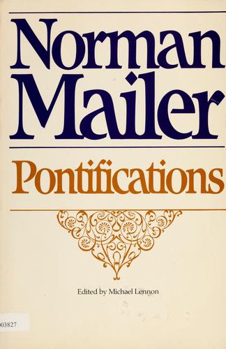 Pieces and pontifications