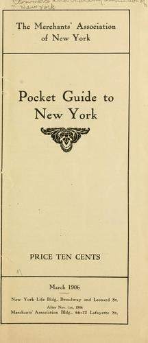 Pocket guide to New York ..