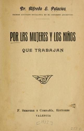 Por las mujeres y los niños