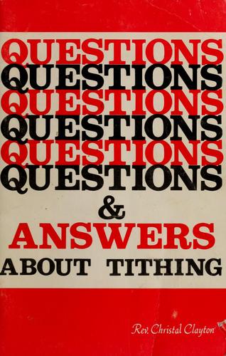 Questions and answers about tithing