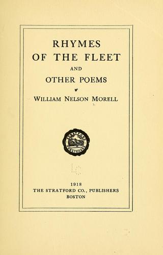 Rhymes of the fleet, and other poems