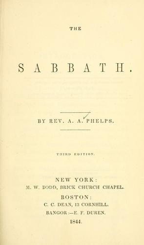 The Sabbath