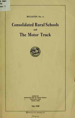 Consolidated rural schools and the motor truck