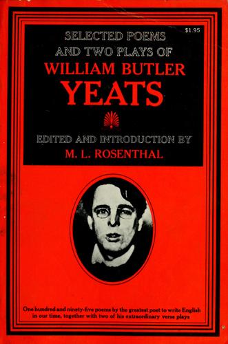 Selected poems and two plays of William Butler Yeats