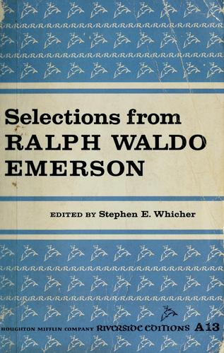 Selections from Ralph Waldo Emerson