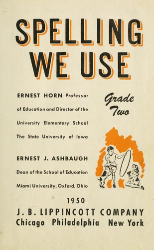 Spelling we use