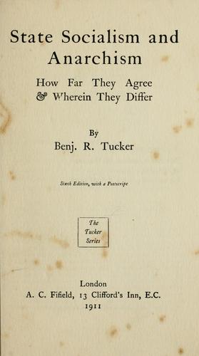 State socialism and anarchism