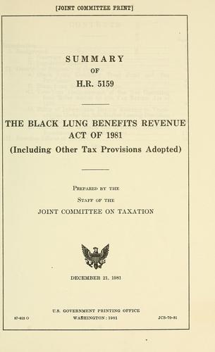 Summary of H.R. 5159