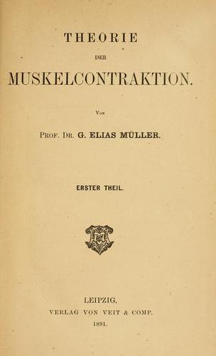 Theorie der Muskelcontraktion