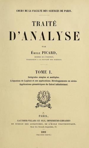 Traité d'analyse