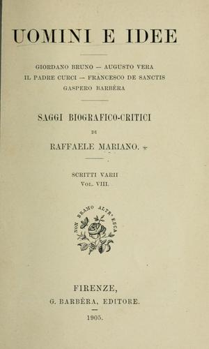 Uomini e idee