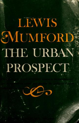 The urban prospect