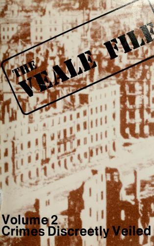 The Veale File vol 2 Crimes Discreetly Veiled