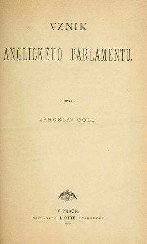 Vznik anglického parlamentu