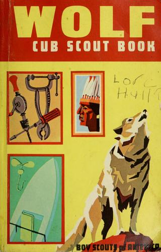 Wolf Cub Scout book.