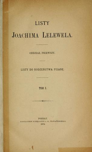 Listy Joachima Lelewela