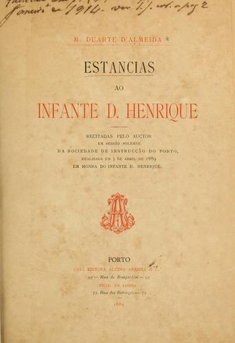Estancias ao infante D. Henrique