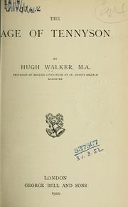 The age of Tennyson