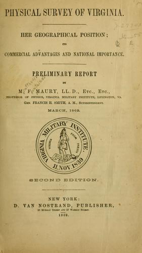 Physical survey of Virginia