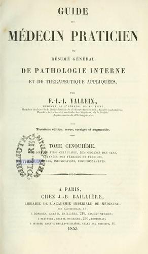 Guide du médecin praticien